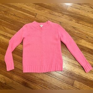 J. Crew pink sweater in XXS. Very warm and perfect for the cold weather.